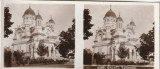 Fotografie stereoscopica-Galati , Episcopia, Alb-Negru, Romania 1900 - 1950, Cladiri