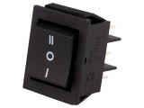 Comutator Basculant 3 Pini ON-OFF-ON 15A 250V Negru