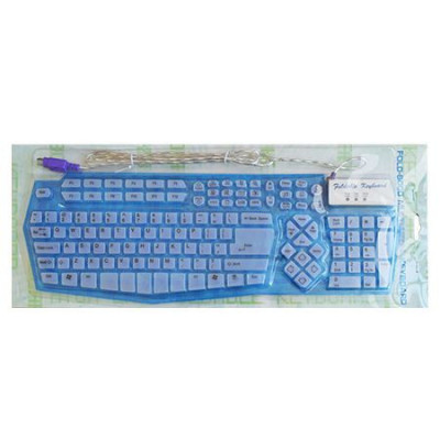 Tastatura pc din silicon waterproof foto