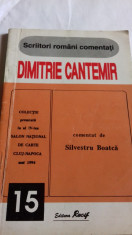 Scriitori romani comenta?i - Dimitrie Cantemir , comentat de Silvestru Boatca foto