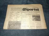 ZIARUL SPORTUL 3 DECEMBRIE 1982