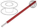 Cablu litat Cu 30AWG PVC roșu 30,5m 300V