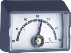 Termometru analogic autoadeziv de precizie 19.2010, TFA, 129070, negru foto