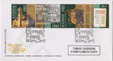 CIPRU 2009 ISTORIA CIPRULUI Serie 8 timbre pe 2 FDC-uri