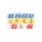 Tuburi termocontractabile cu inel de fludor set 120 buc. KD10491 Kraftdele