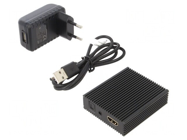 Extender HDMI HDCP 2.2 HDMI 2.0 Negru