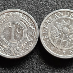 Antilele Olandeze 1 cent 1990
