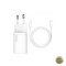 Incarcator Retea cu Cablu Lightning Baseus Super Si 20W 3A 1 x USB-C Alb TZCCSUP-B02