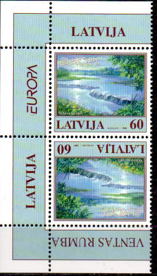 LETONIA 2001, EUROPA CEPT, serie neuzată, MNH foto