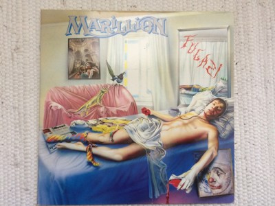 marillion fugazi 1984 album disc vinyl lp muzica prog art symphonic progresiv rock EMI records DMM made in holland gatefold VG+ foto