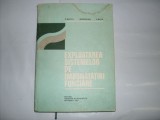 Exploatarea Sisitemelor De Imbunatatiri Funciare - N. Mucica I. Madalina V. Matei ,552540, Didactica Si Pedagogica