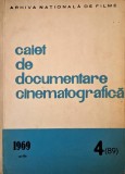 Caiet de documentare cinematografica. Nr. 4(89)/aprilie 1969
