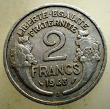 1.648 FRANTA 2 FRANCS FRANCI 1948 B, Europa, Aluminiu