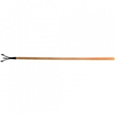 Cultivator cu 3 brate si coada de lemn, Flo, lungime 110 cm
