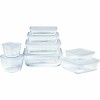 Set de recipiente de bucătărie ermetice Pyrex Cook &amp; Freeze Transparent 8 Piese