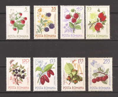 ROMANIA 1964, LP 598 - Fructe de padure, MNH foto