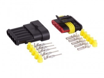 Set 2 Mufe conector cu 5 pini AMP foto