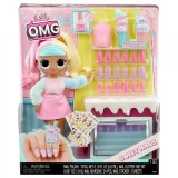 L.O.L. SURPRISE! OMG SWEET NAILS CANDYLICIOUS SPRINKLES SHOP SET PAPUSA CU, MGA