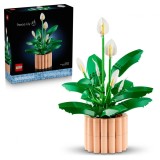 LEGO Botanicals Crinul Pacii Set Constructie 11504 Flori Artificiale Decoratiune 474 Piese Cadou Adulti
