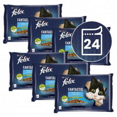 Felix Fantastic pliculețe, selecție delicioasă cu legume în gelatină 24 x 85 g