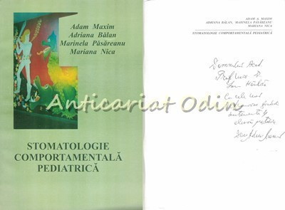 Stomatologie Comportamentala Pediatrica - Adam Maxim, Adriana Balan foto