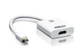 Adaptor Aten VC981-AT. Conector 1: Mini DisplayPort, Conector 2: HDMI, Conector 1 gen: Tata. Greutate: 75 g, Latime: 45 mm, Adancime: 175 mm. Latime d