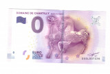 Bancnota souvenir Franta 0 euro Domaine de Chantilly. Musee du Cheval, 2017-2
