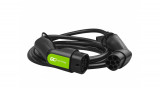 Cablu Green Cell tip 2 pentru &icirc;ncărcarea mașinilor electrice (5 m, 7,2 kW, 32A)