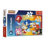 Cumpara ieftin Puzzle Trefl Sonic in actiune, 60 piese