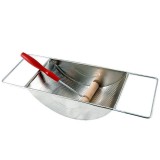 Cumpara ieftin Presa cu Sita 29x17cm pentru Pasat si Stors Rosii, Fructe sau Legume, Material Inox, Perfect Home