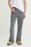 Levi&#039;s pantaloni de bumbac culoarea albastru marin, drept, 568 LOOSE STRT