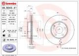 BREMBO 09.B343.41 PRIME LINE - UV Coated Disc frana