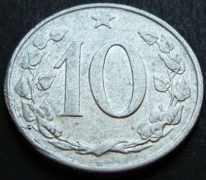 Moneda 10 HALERU - RS CEHOSLOVACIA, anul 1971 * cod 1139