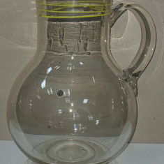 Carafa din sticla pentru apa, Sfarsit Secol 19
