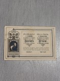 Invitație de Nuntă Raritate Interbelică (București, 1927)