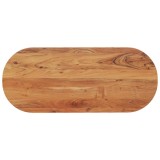 Cumpara ieftin Blat de masa oval, 140x60x3,8 cm, lemn masiv de acacia