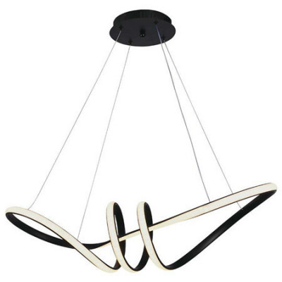 CANDELABRU LED 24W 3000K 72X30X100CM - NEGRU foto