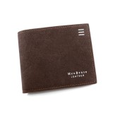Portofel din piele, MenBense Leather, Maro Inchis