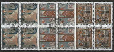 Liechtenstein 1979 - Craciun, serie stampilata de 4 foto