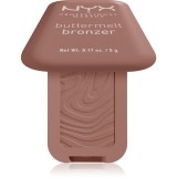 NYX Professional Makeup Buttermelt Bronzer crema Bronzant&atilde; culoare 02 All Buttad Up 5 g