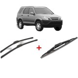 Cumpara ieftin Set 3 stergatoare HONDA CR-V II (RD_) din 2001 - 2007, pentru parbriz si luneta fata si spate auto, Bosch Twin, din cauciuc siliconat rezistent, HONDA