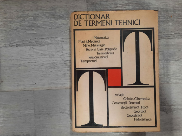 Dictionar de termeni tehnici de Radu Titeica