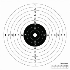 Set 100 Tinte Airsoft KPN 14x14cm