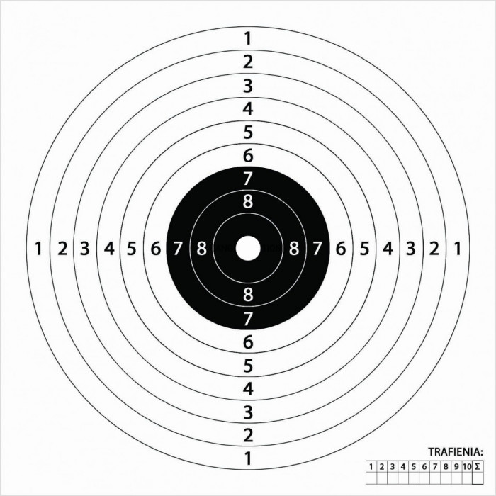 Set 500 Tinte Airsoft KPN 14x14cm