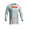 Bluza Motocross/Enduro Thor Pulse Mono gri cu portocaliu