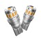 Set 2 becuri LED semnalizare auto W5W CSP portocaliu canbus T10 12V