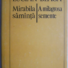 Mirabila samanta/A milagrosa semente – Lucian Blaga (editie bilingva romano-portugheza)