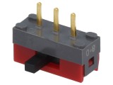 Comutator glisant SPDT 0,01A/28VDC lateral ON-ON