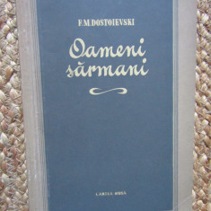 Dostoievski, Oameni sărmani, Cartea Rusă, București 1955