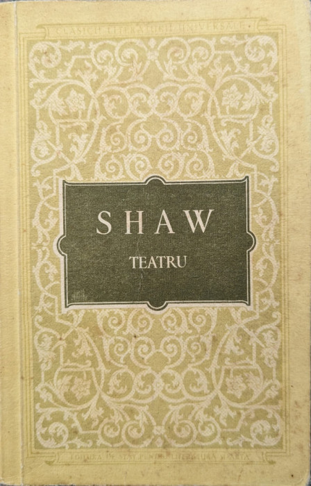 Teatru - G.b.shaw ,559042